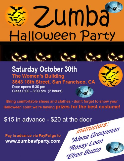 Zumba Halloween Party